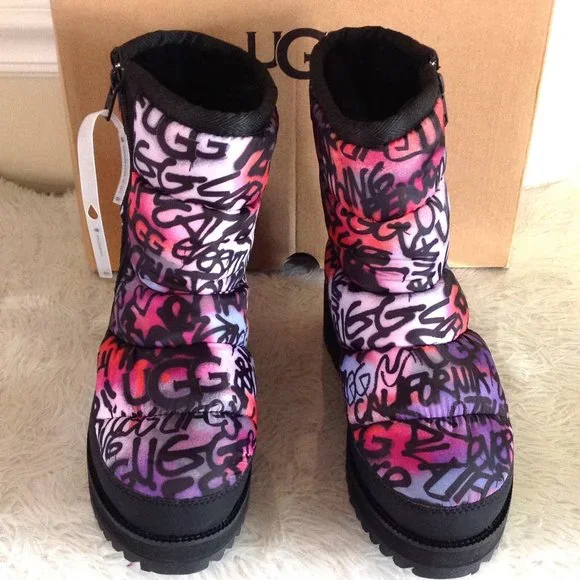 Pink Ugg Women's Ridge Cold Weather Boots UGG RIDGE WOMEN